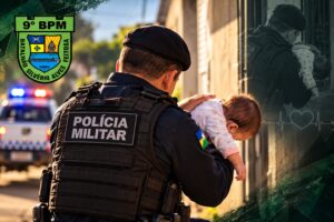 Policial militar socorre bebê de seis meses que se engasgou em Porto Velho