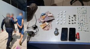Ação do 5º BPM resulta na prisão de dupla e apreensão de 95 porções de drogas no Jardim Santana