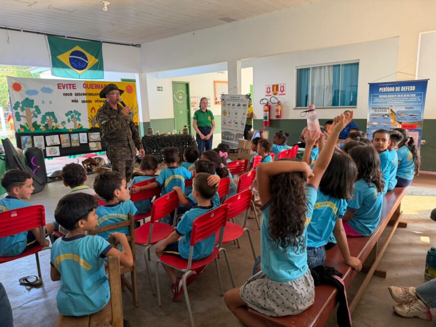 Moradores do Distrito de Rolim de Moura do Guaporé recebem ações de educação ambiental