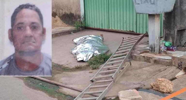 Eletricista morre após descarga elétrica e queda de escada em Porto Velho