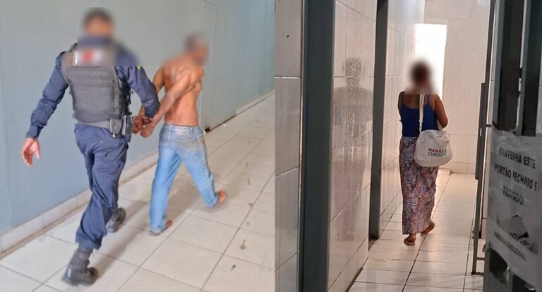 Homem é preso após agredir companheira e mãe fugir com bebê em Porto Velho