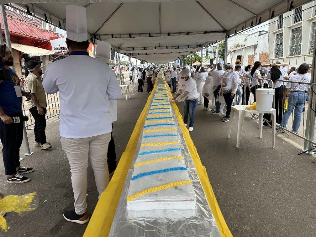É hoje! Bolo de 112 metros será cortado às 16h na Estrada de Ferro Madeira-Mamoré em comemoração ao aniversário de Porto Velho