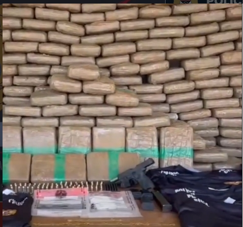 POLÍCIA CIVIL APREENDE CERCA DE 300 QUILOS DE ENTORPECENTE E ARMA DE FOGO EM PORTO VELHO