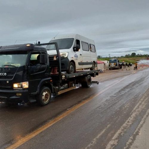 Ações do governo de RO reduz impacto de alagamento na BR-425; Sepat disponibiliza caminhão