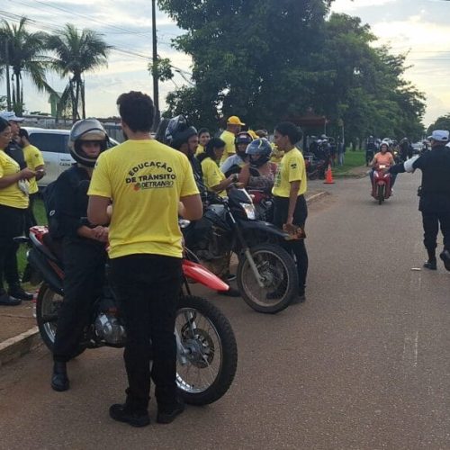 Ação conjunta do Detran-RO reúne fiscalização e educação com objetivo de salvar vidas, em Porto Velho
