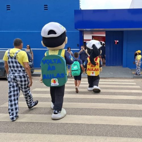 Campanha “Retorno às aulas: comprometa-se com a vida”, iniciou nesta segunda-feira com trabalhos educativos