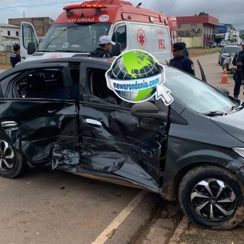 Motorista de aplicativo e passageira ficam feridas em grave acidente