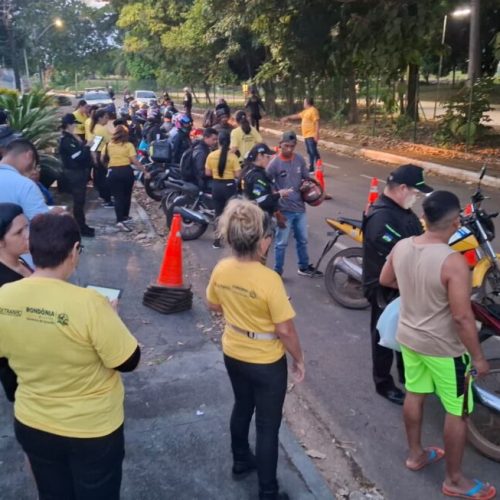 Ações do Maio Amarelo são intensificadas com palestras e pit-stop educativo em Porto Velho