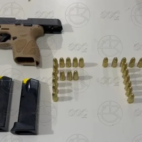 CAC é preso por porte ilegal de arma de fogo na Avenida Pinheiro Machado