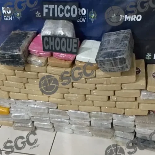 Batalhão de Choque apreende cerca de 130 kg de drogas na zona sul de Porto Velho