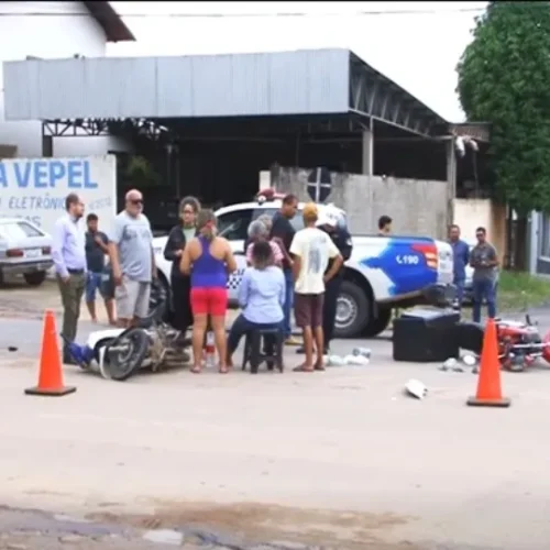 Pressa resulta em mais um acidente envolvendo entregador