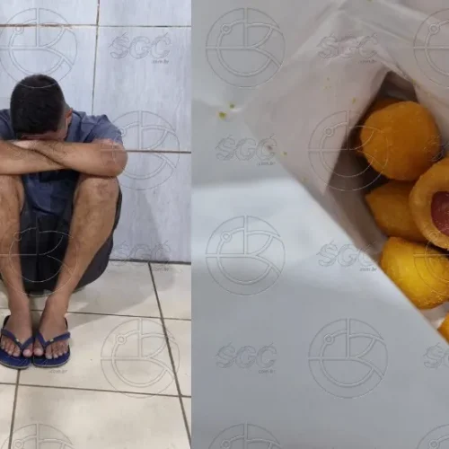 Homem é preso após tentar furtar salgados em supermercado de Porto Velho