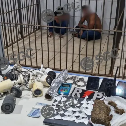 Boca de fumo é desmantelada e dois são presos na zona Leste