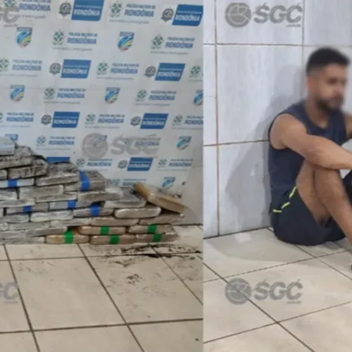 Motorista de aplicativo é preso com 75 quilos de maconha durante ação do BPTAR em Porto Velho