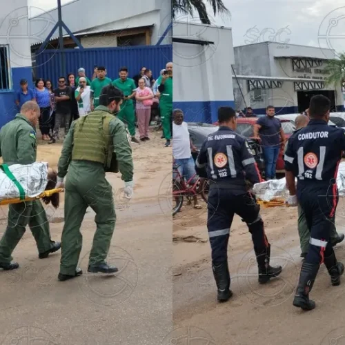 JACÍ PARANÁ: Mulher é socorrida de helicóptero após ser baleada em conflito rural