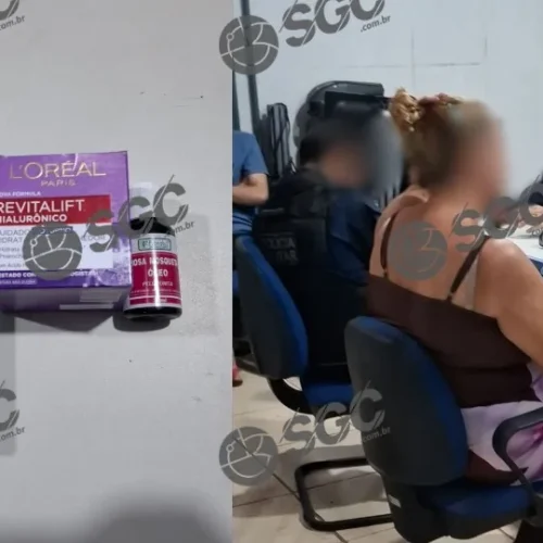 Mulher é detida após furtar produtos em supermercado da capital