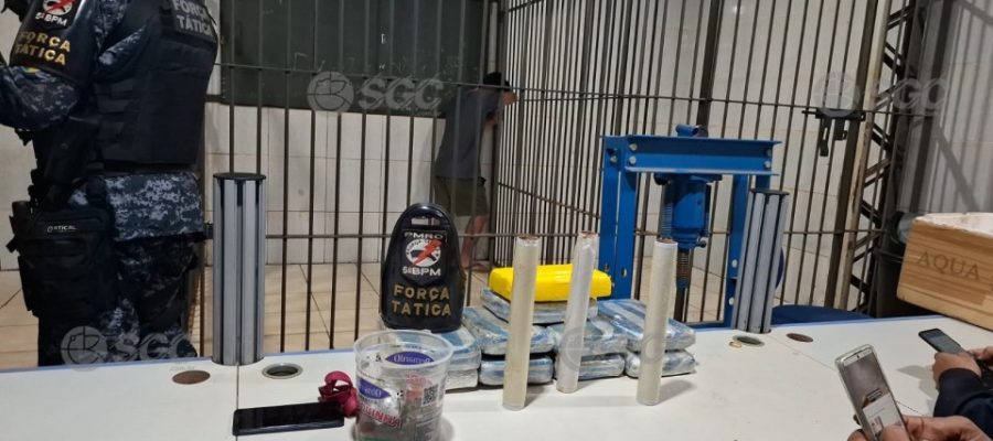 Tráfico de drogas, suspeito é preso com nove tabletes de maconha e cocaína na zona Leste de Porto Velho