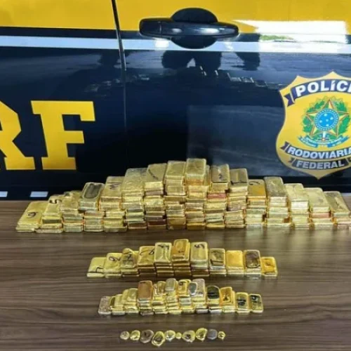 PRF faz a maior apreensão de ouro da história no valor de R$ 60 milhões