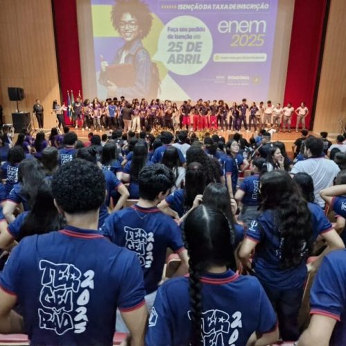 Governo de RO lança Aulão preparatório ao Enem 2025 e mobiliza milhares de estudantes em Porto Velho