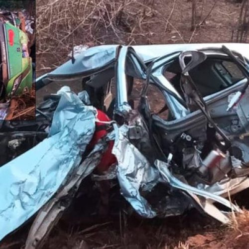 Colisão frontal entre carro e ônibus deixa dois mortos na BR-364