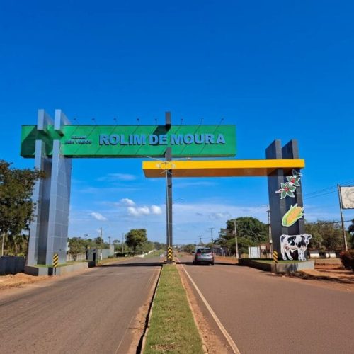 Portal de entrada moderniza Rolim de Moura e se torna novo cartão-postal do município