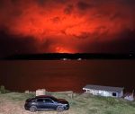 Céu avermelhado em Rondõnia — Foto: Reprodução Redes Sociais