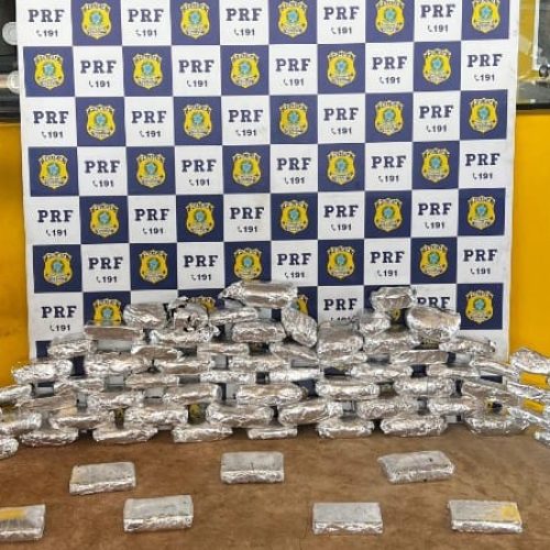 PRF apreende quase 60 kg de drogas e centenas de munições em Rondônia