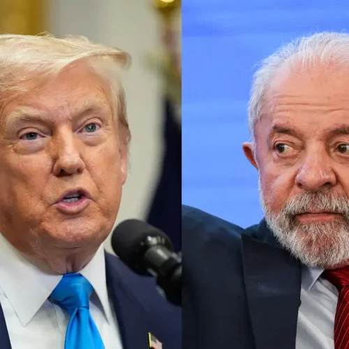 Lula conversa com Trump e pede fim de tarifaço a produtos brasileiros