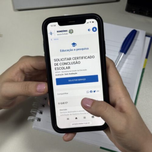 Praticidade: documentos escolares, em Rondônia, podem ser solicitados pela internet através do Portal do Cidadão