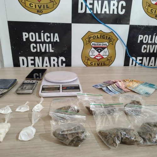Denarc prende “Tubarão” quando se preparava para entregar drogas na zona sul