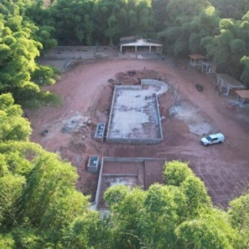 Obras do Balneário Municipal em Santa Luzia d’Oeste avançam e novo espaço impulsionará o lazer e turismo da região