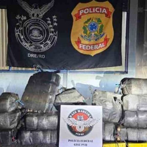 PF apreende cerca de 430 kg de drogas em operação de combate ao tráfico em Rondônia