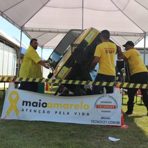 Campanha educativa leva mensagem de segurança no trânsito e incentivo à doação de sangue em Porto Velho na segunda-feira, 12