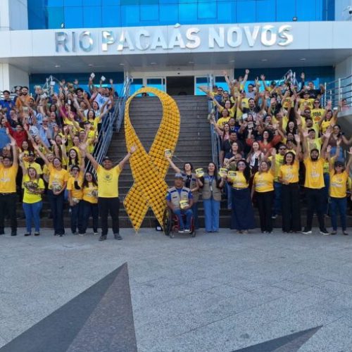 “Dia D” do Maio Amarelo mobiliza servidores no Palácio Rio Madeira em grande Onda Amarela