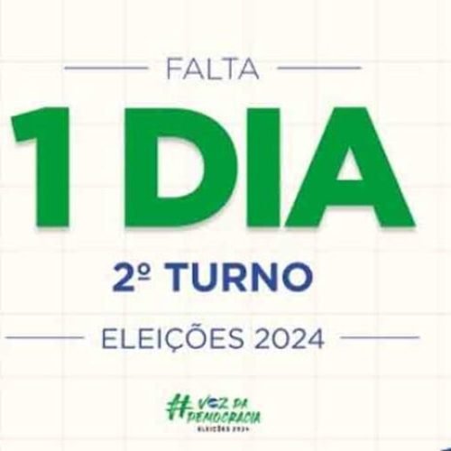 Falta 1 dia: veja o que pode e o que não pode ser feito no dia da votação no 2º turno das Eleições 2024