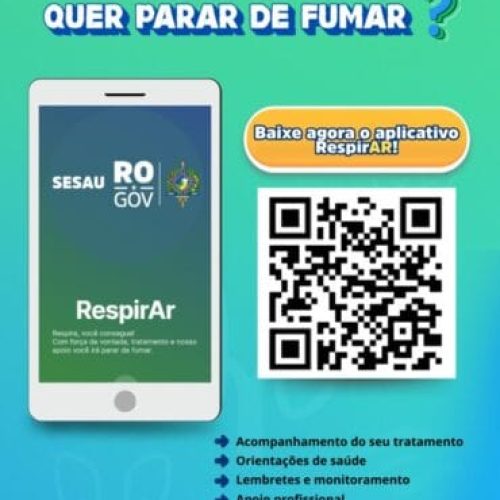 Governo de RO lança projeto RespirAR para auxiliar no tratamento do tabagismo, nesta sexta-feira, 29, em Porto Velho