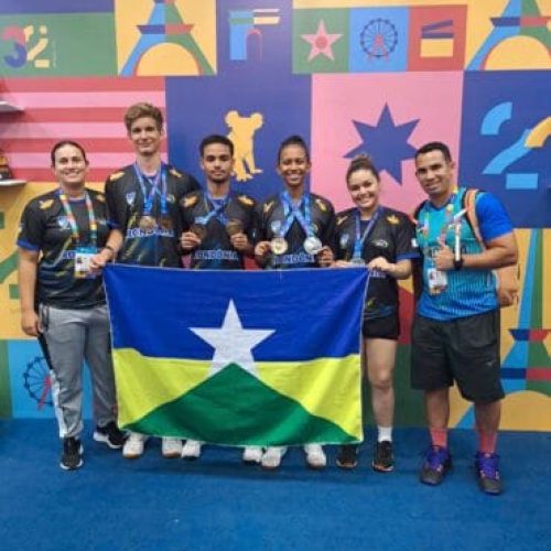 Atletas de Ji-Paraná conquistam sete medalhas no badminton nos Jogos da Juventude 2024