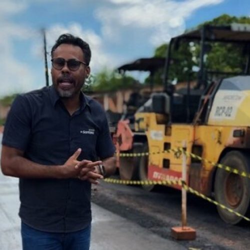 Dr. Santana cobra asfalto em ramal estratégico da capital