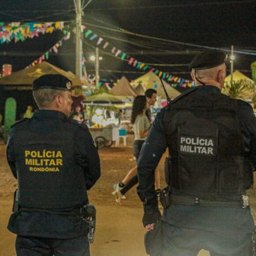Governo de RO fortalece segurança com policiamento no Arraial Flor do Maracujá, em Porto Velho