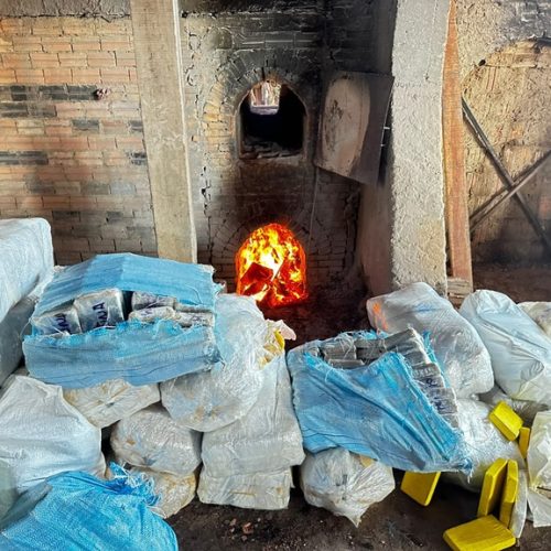 PF destrói cerca de 3,6 toneladas de drogas em Guajará-Mirim/RO
