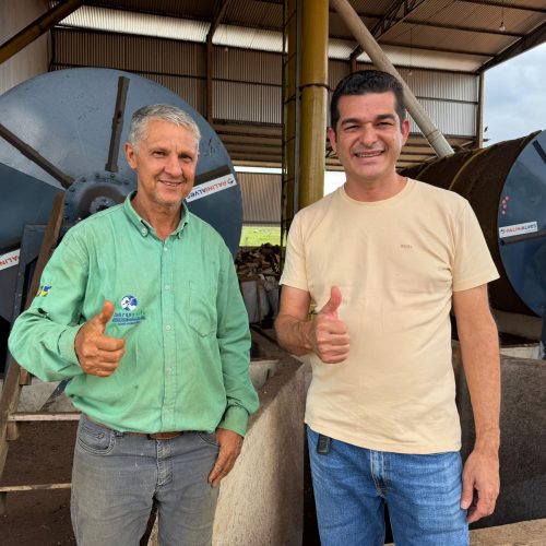 Vereador Adalto de Bandeirantes destaca avanço da cafeicultura e modernização no campo durante visita na Linha P.O