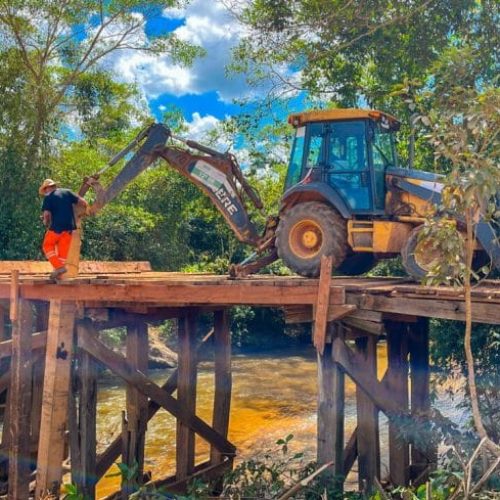 Recuperação completa da ponte sobre o Rio São João, na Rodovia-466, é executada pelo governo de RO