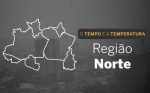 PREVISÃO DO TEMPO: sexta-feira (5) com pancadas de chuva no Norte