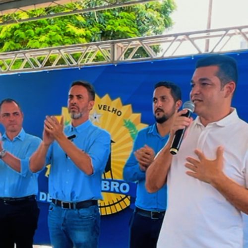 Vereador Adalto participa da entrega de caminhões basculantes que irão beneficiar os distritos de Porto Velho