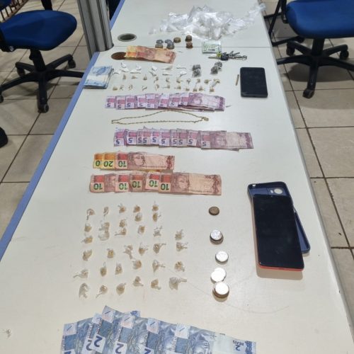 AÇÃO INTEGRADA ENTRE 9º BPM E BPCHOQUE RESULTA EM APREENSÃO DE DROGAS E VEÍCULO EM PORTO VELHO