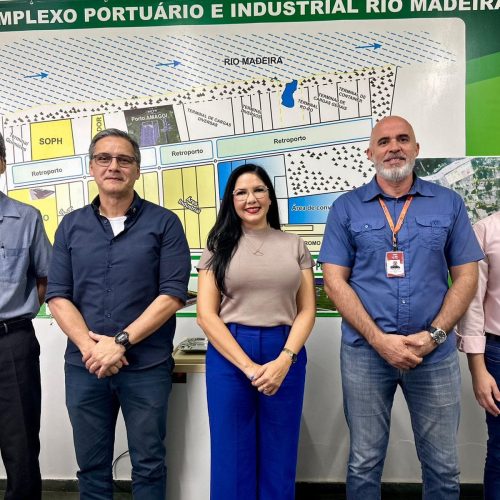 Cristiane Lopes visita o Porto de Porto Velho e reforça apoio à expansão logística de Rondônia