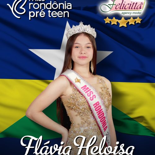 Modelo Felicittá , disputará o título Miss Brasil Pré Teen concurso nacional em Curitiba