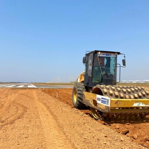 Aeroporto de Vilhena recebe obras do governo de RO para aumentar segurança operacional