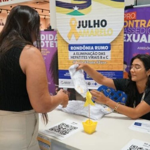 Julho Amarelo 2025 é lançado em Rondônia com foco na eliminação das hepatites virais