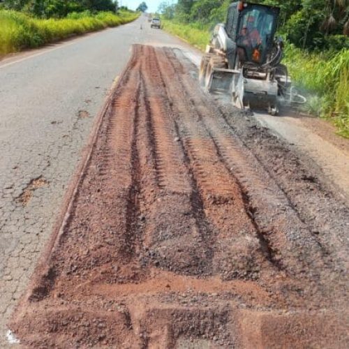 Recuperação da Rodovia-370 avança com melhorias na infraestrutura, em Corumbiara